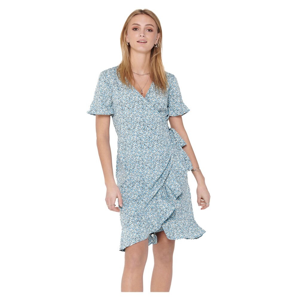 

Короткое платье Only Olivia Wrap, синий