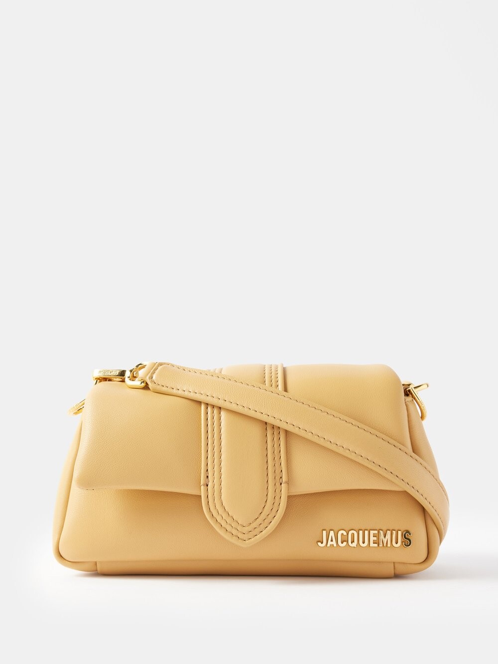 

Маленькая кожаная сумка через плечо bambimou Jacquemus, коричневый