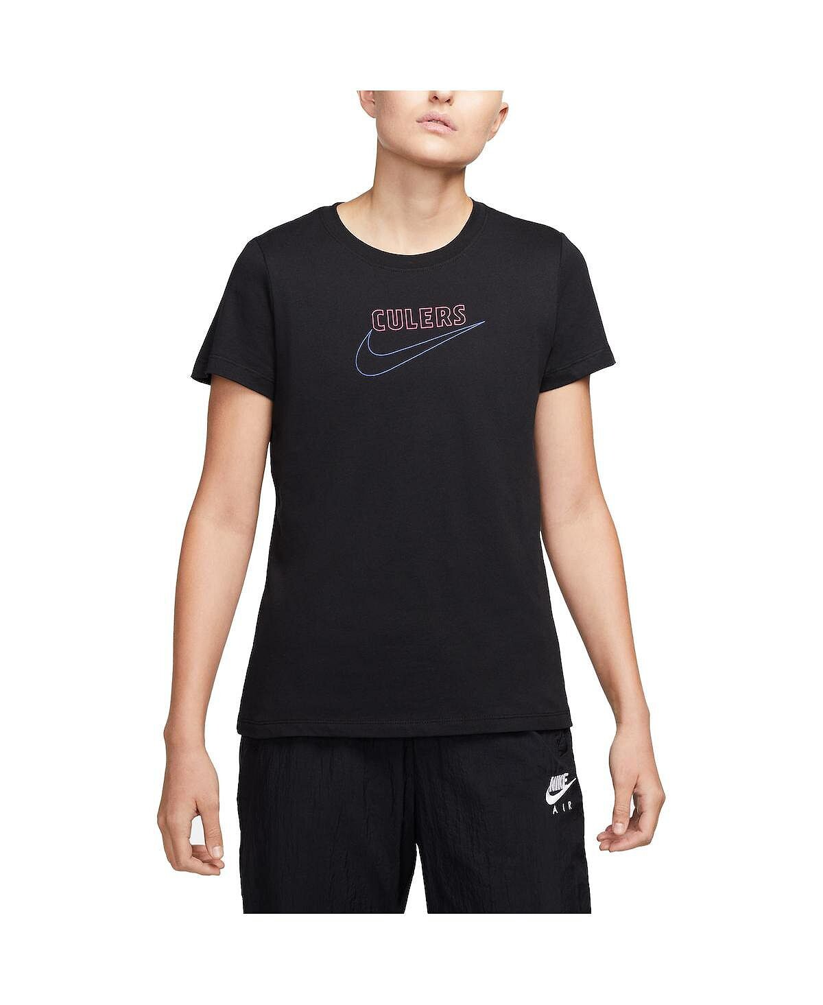 

Женская черная футболка Barcelona Club Nike, черный