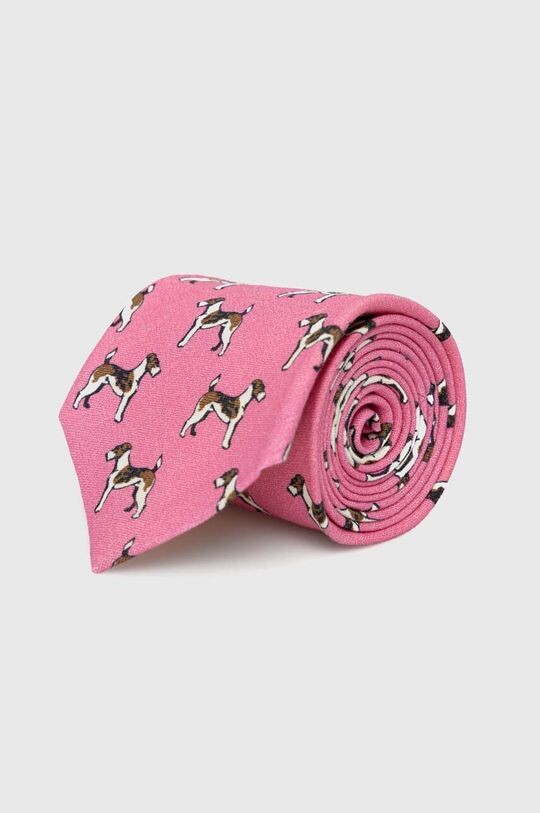 

Льняной галстук Polo Ralph Lauren, розовый