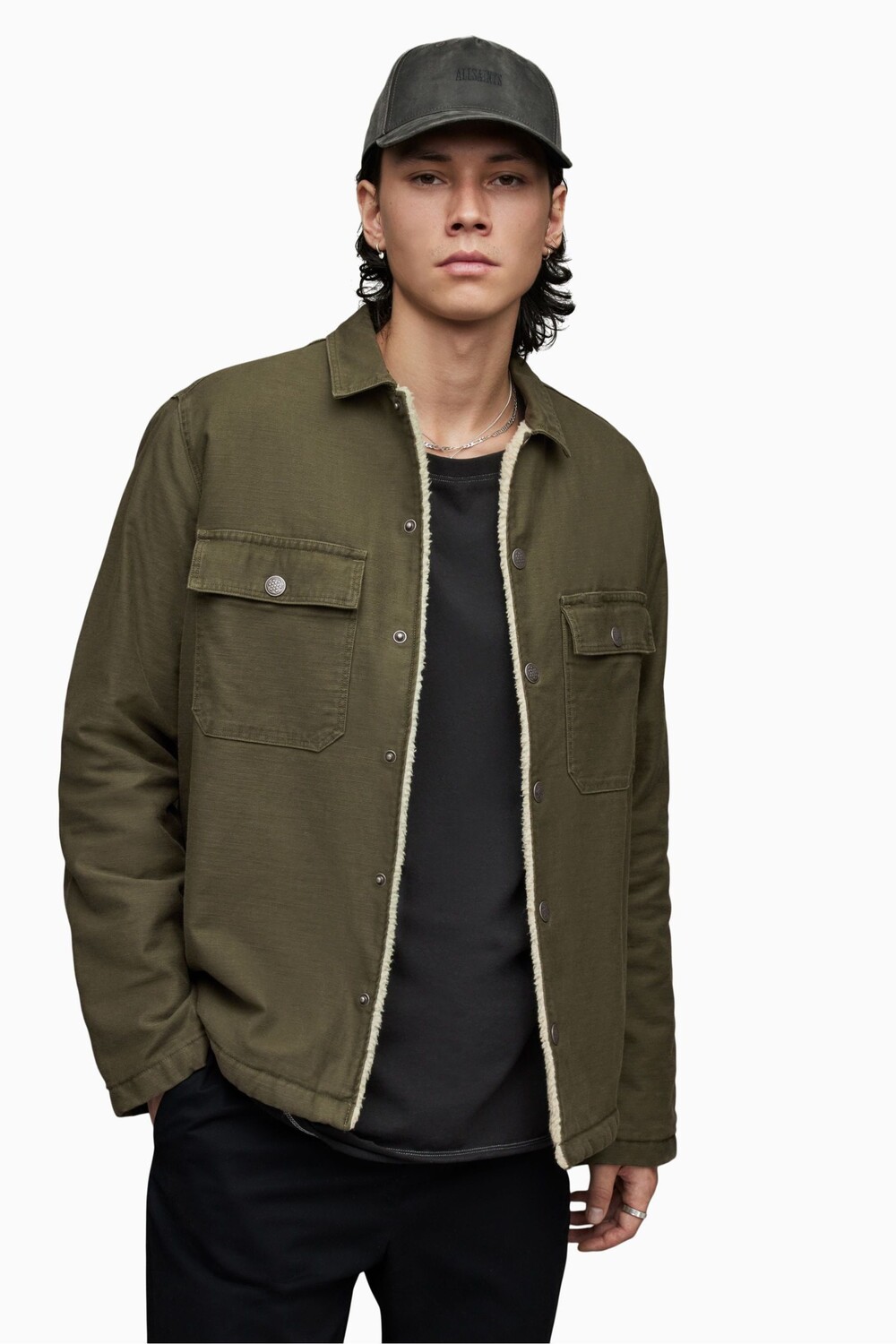 

AllSaints Radar зеленая куртка All Saints, зеленый
