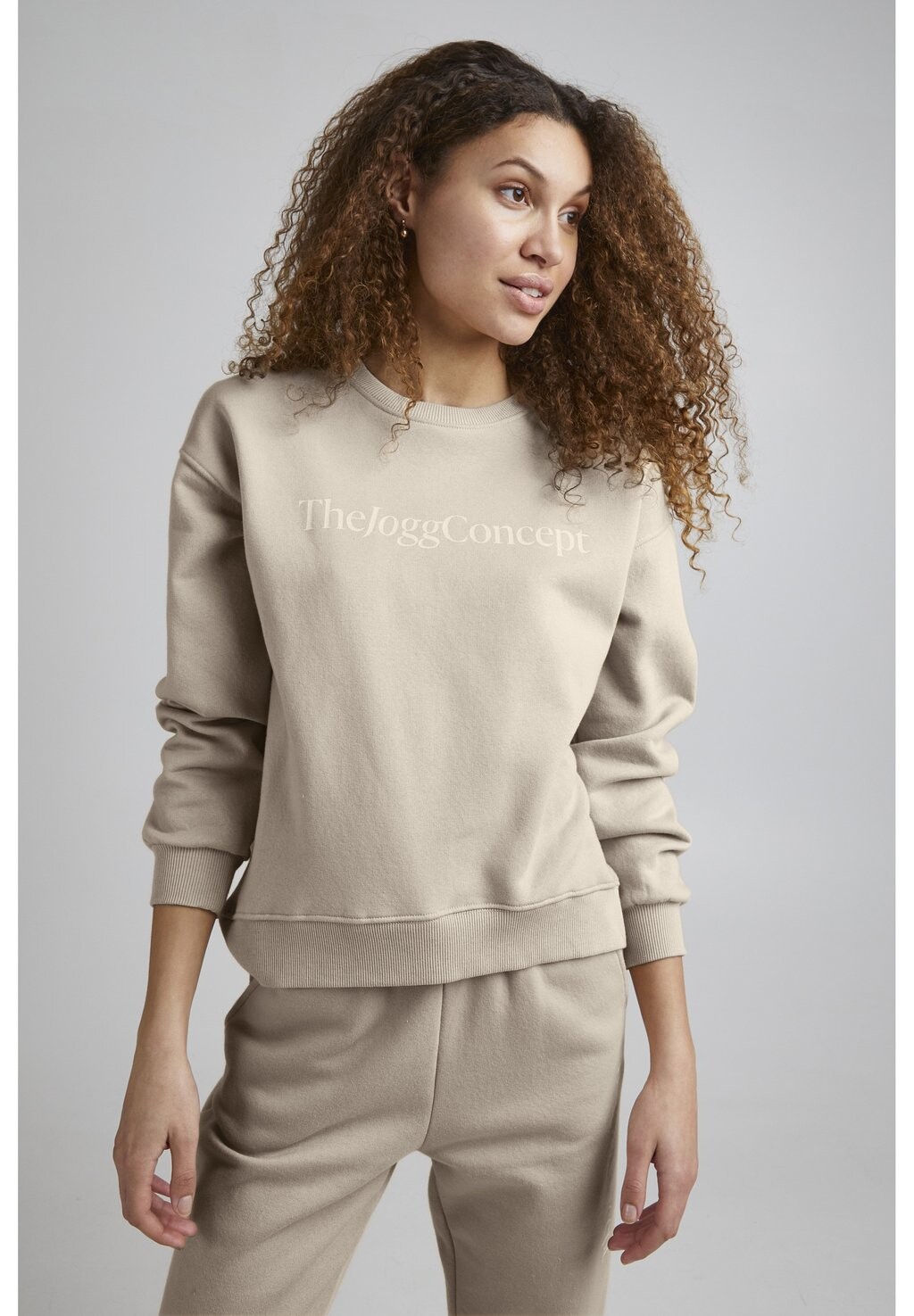 

Толстовка с капюшоном TheJoggConcept, бежевый