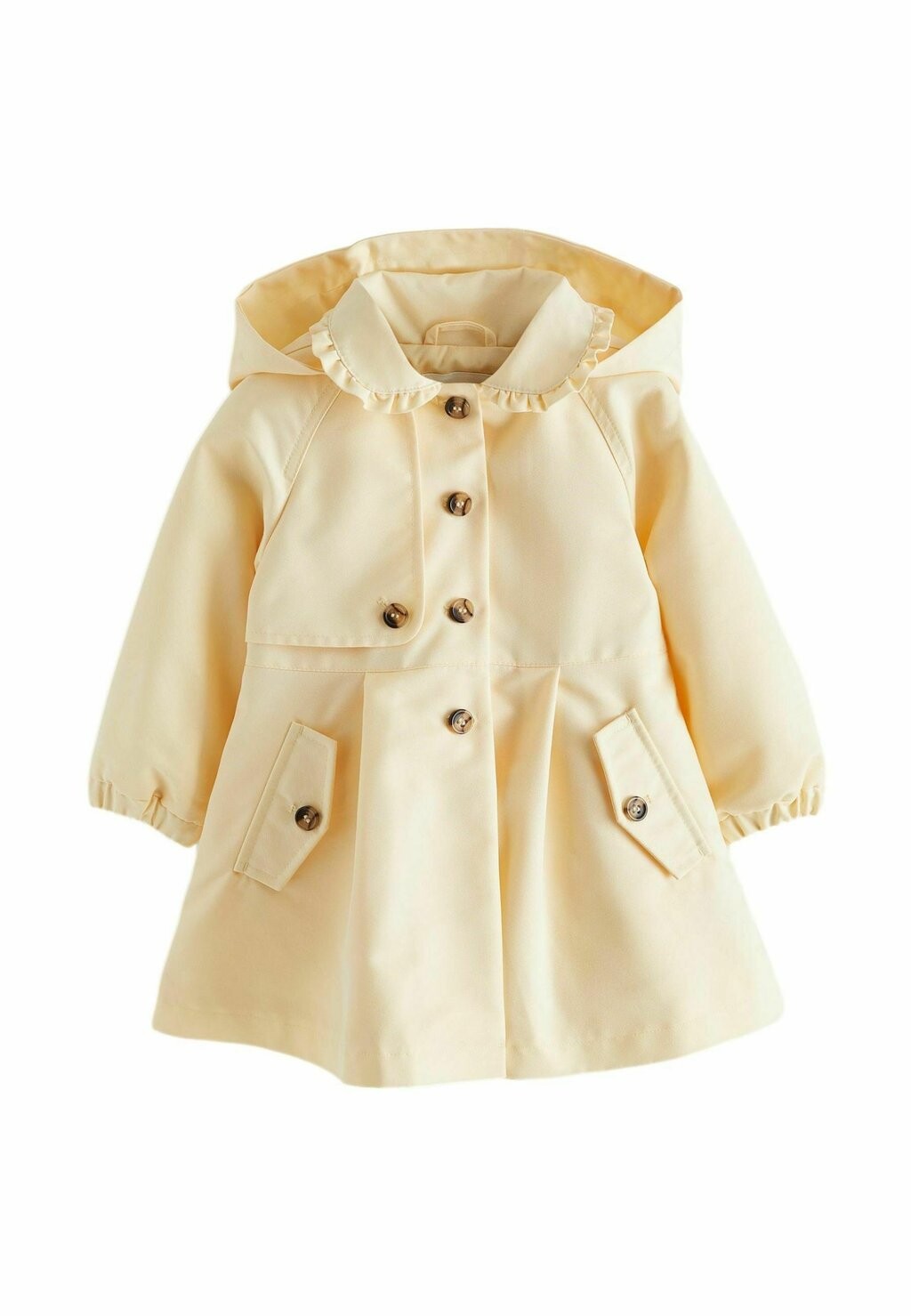 

Короткое пальто SHOWER RESITANT FRILL COLLAR SMART REGULAR FIT Next, цвет yellow