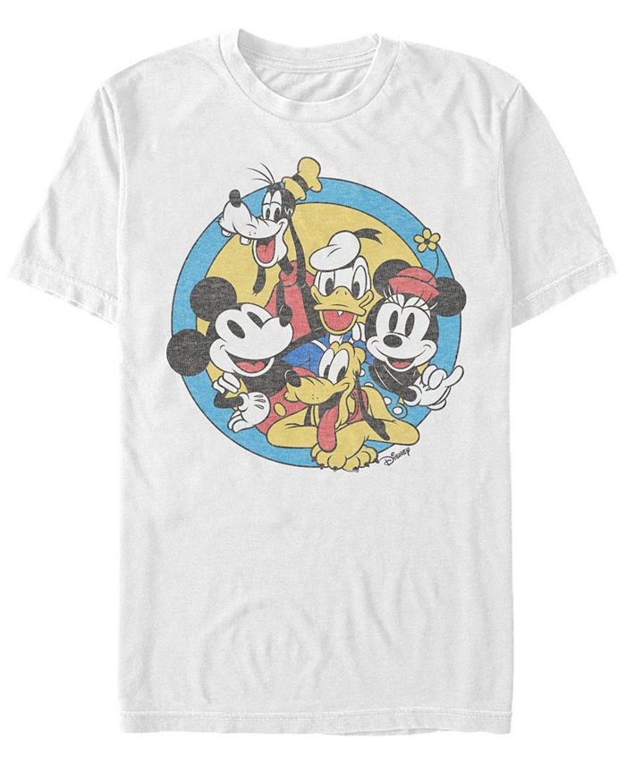 Мужская футболка с коротким рукавом Mickey Classic Original Buddies Fifth Sun, белый