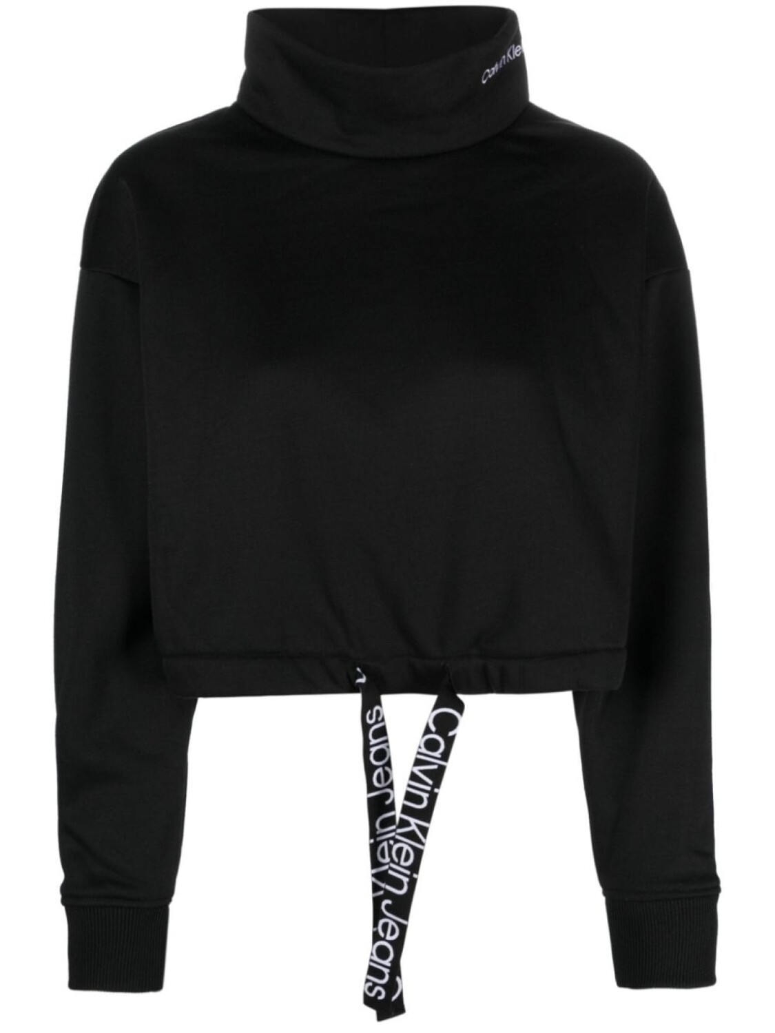 

Calvin Klein Jeans толстовка с высоким воротником и кулиской, черный