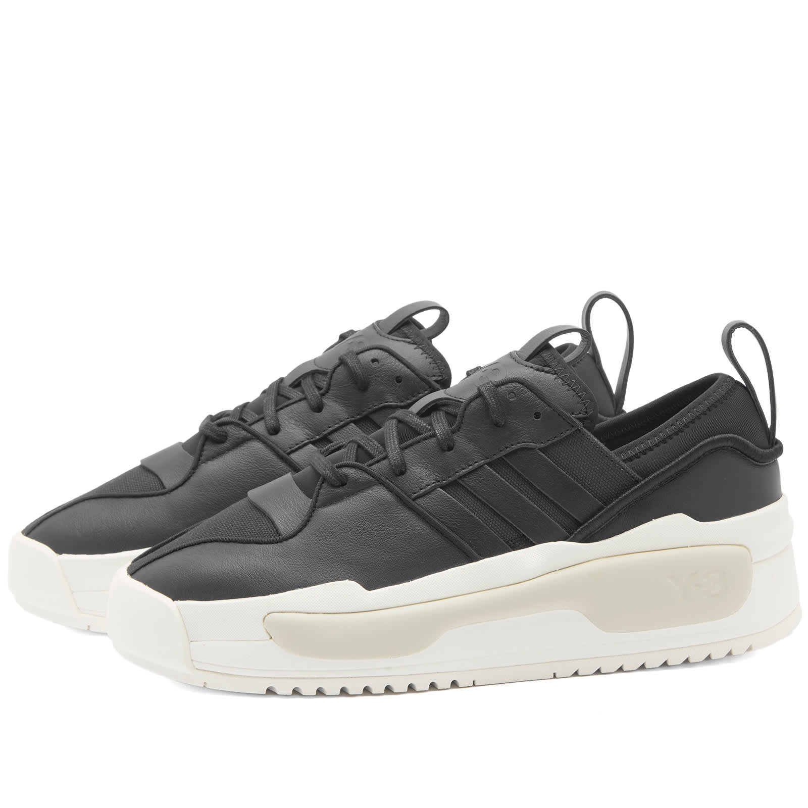 Кроссовки Y-3 Rivalry, цвет Black, Off White & Clear Brown цена и фото