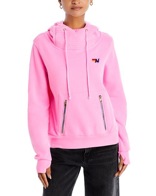 

Толстовка с рисунком ниндзя с застежкой на спине Aviator Nation, цвет Pink