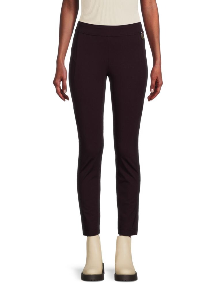 

Крутые однотонные леггинсы Tommy Hilfiger, цвет Dark Aubergine