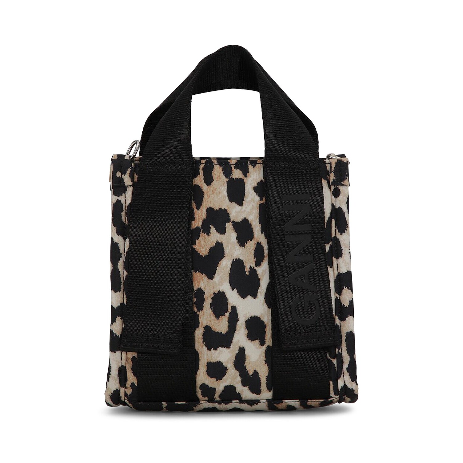 

Сумка-тоут GANNI Mini Leopard Tech, Leopard