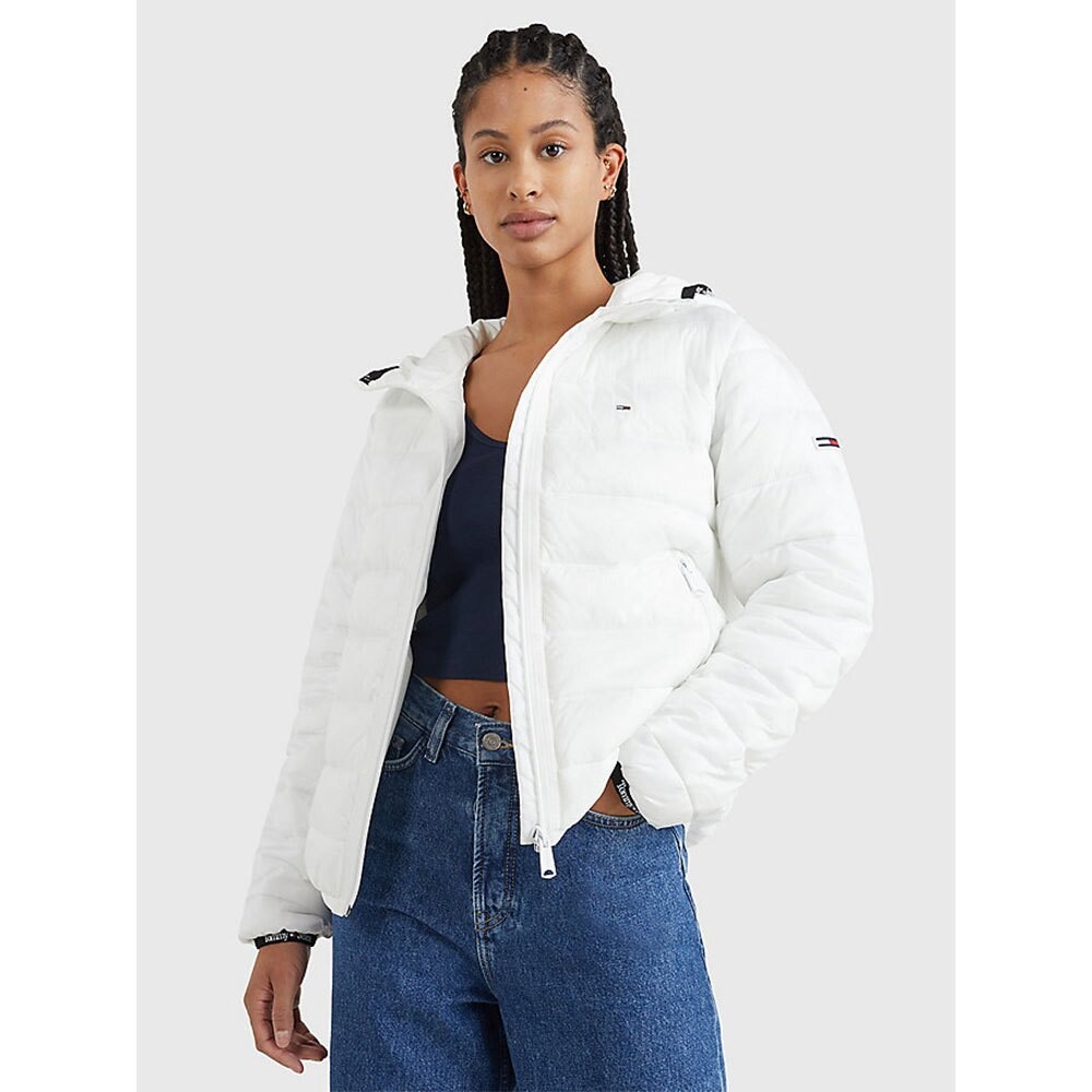 

Куртка Tommy Jeans Quilted Tape Padded, белый