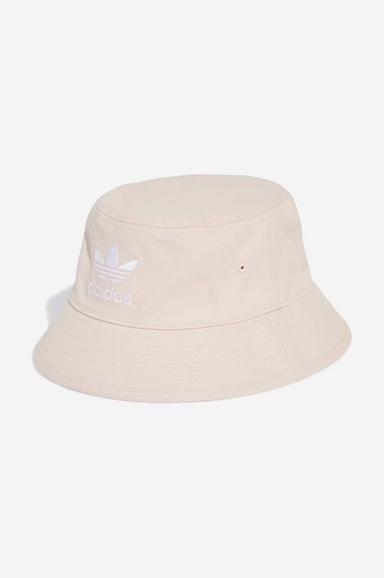 Adicolor Trefoil Bucket Hat хлопковая шапка adidas Originals, розовый