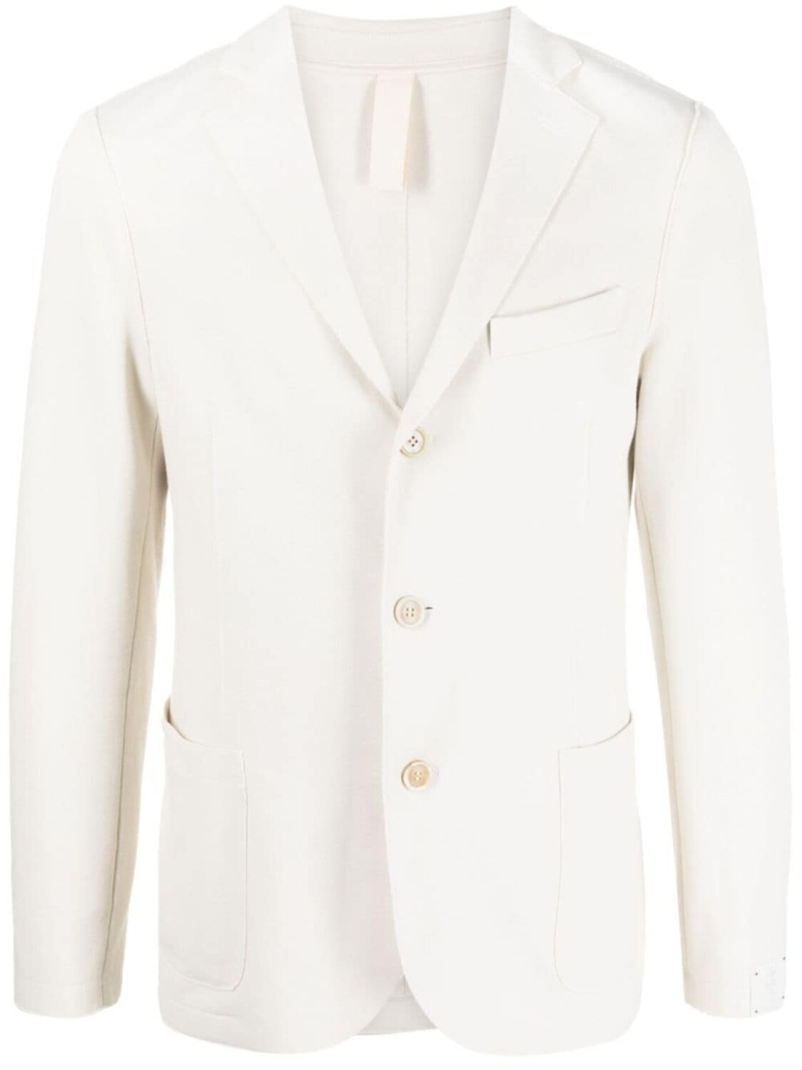 

Eleventy single-breasted piqué jacket, нейтральный цвет