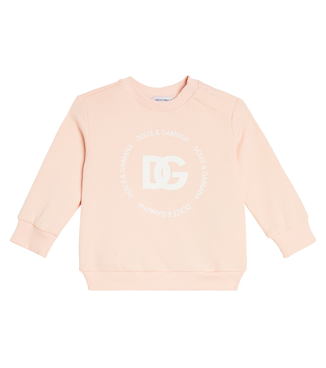 

Толстовка baby dg из хлопкового джерси Dolce&Gabbana Kids, розовый