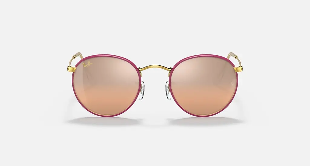 

Солнцезащитные очки Ray-Ban ROUND METAL FULL COLOR LEGEND, серебряный/розовый