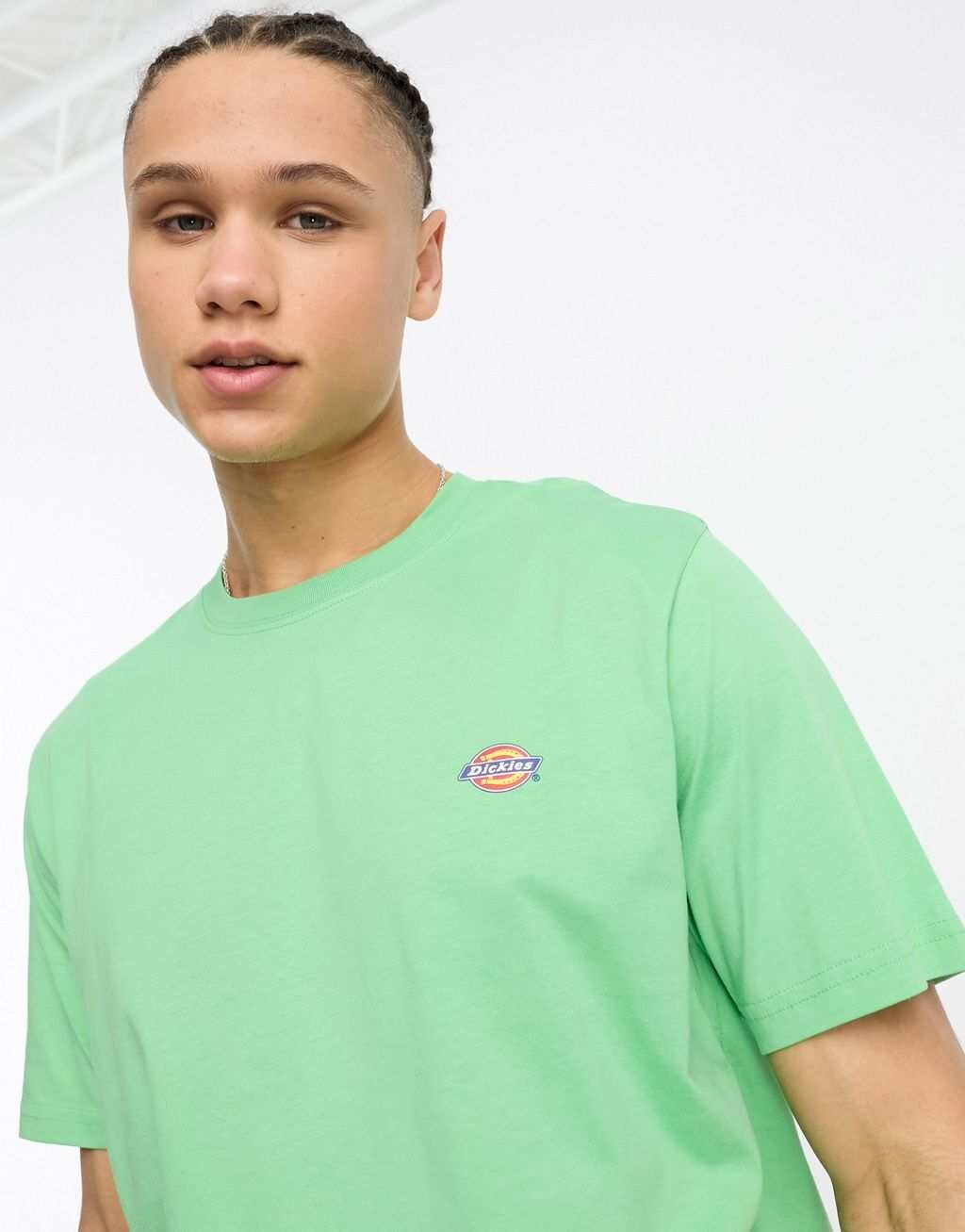 

Зеленая футболка с маленьким логотипом Dickies Mapleton