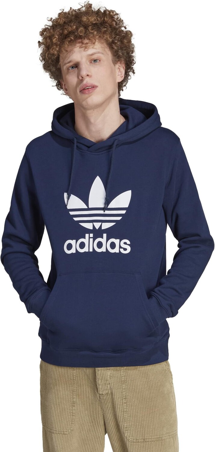 цена Толстовка Adicolor Classics с трилистником adidas, цвет Night Indigo