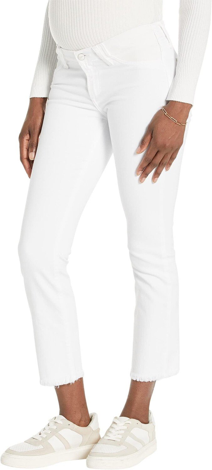 

Джинсы The Lara Ankle w/ Fray Hem Maternity Joe's Jeans, белый