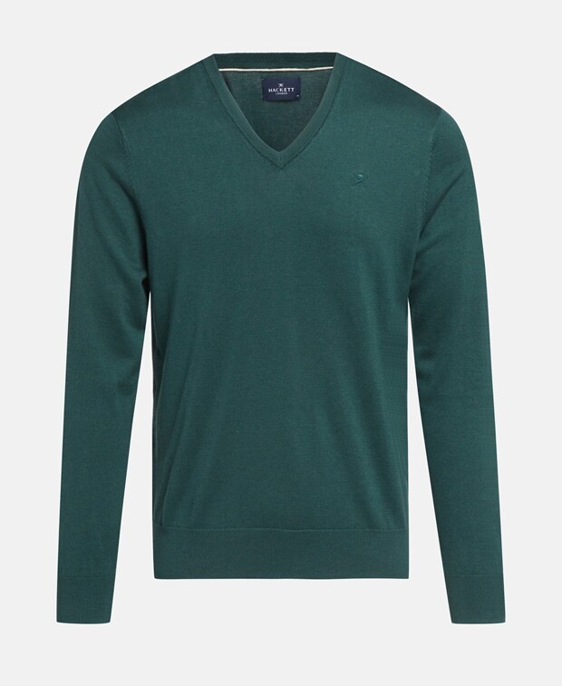 

Джемпер с длинными рукавами Hackett London, темно-зеленый