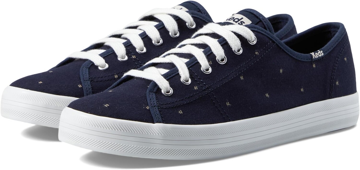 

Кроссовки Kickstart Lace Up Keds, цвет Navy Eyelash Stitch, Синий