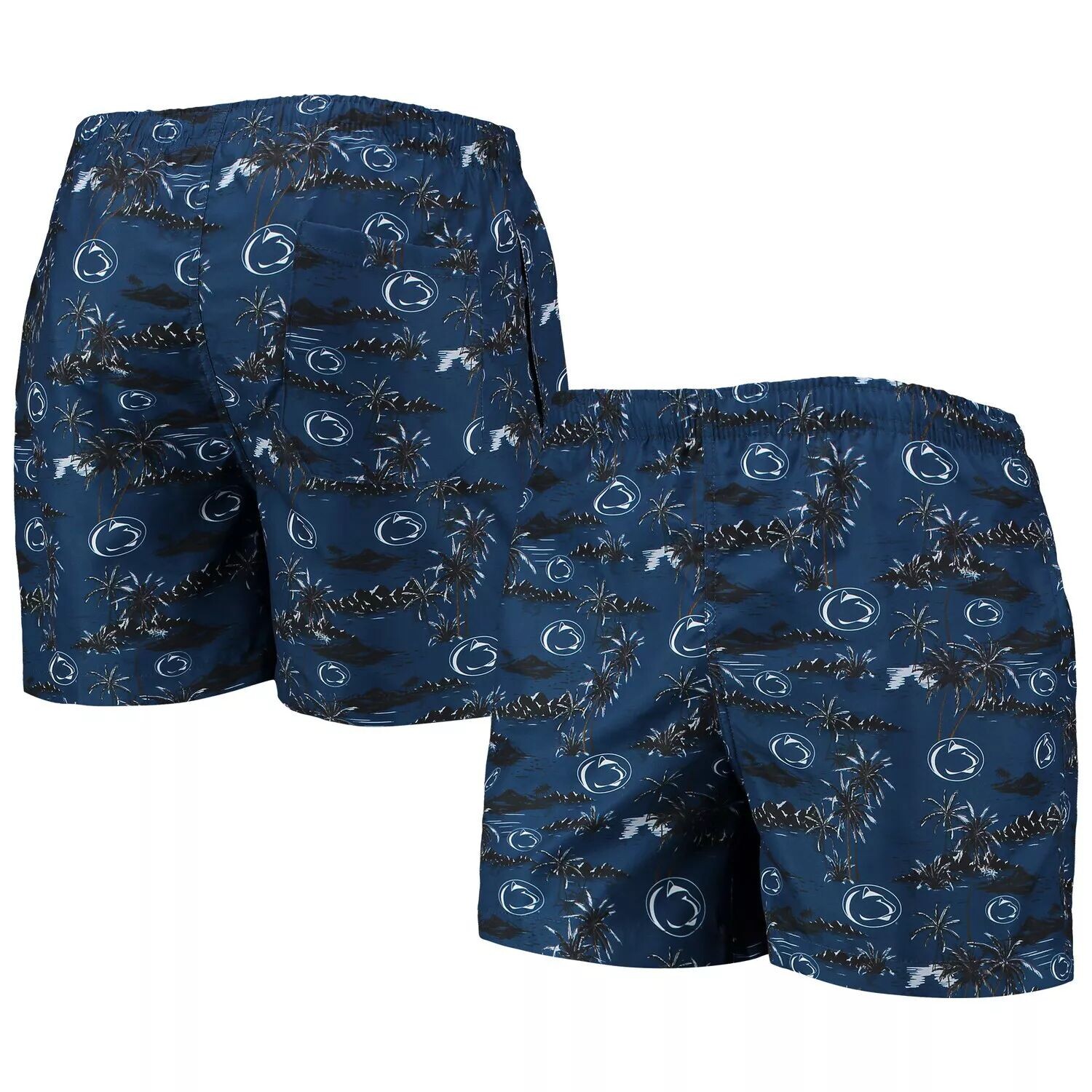 Мужские плавки-шорты FOCO Navy Penn State Nittany Lions Island Palm