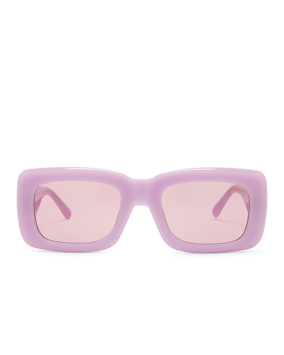 

Солнцезащитные очки The Attico Marfa Sunglases, цвет Lilac & Lilac