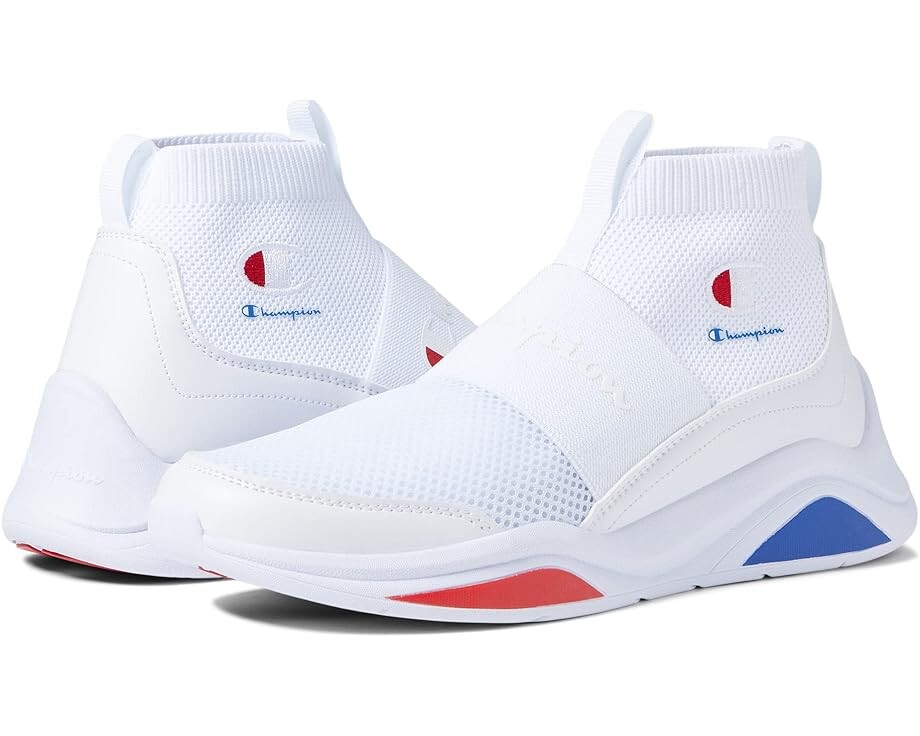 

Кроссовки Champion Legend, цвет White/Scarlet/Surf The Web