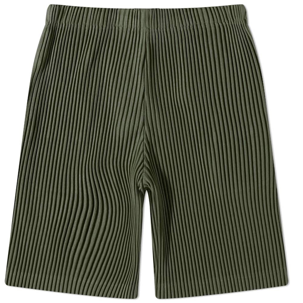 

Плиссированные шорты Homme Plissé Issey Miyake, хаки
