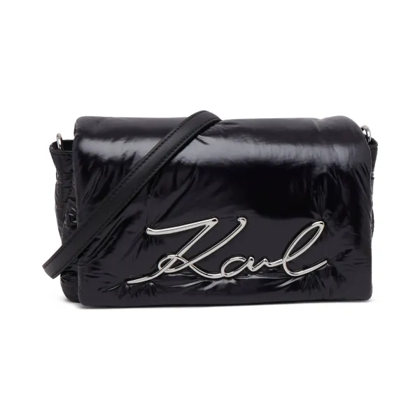 

Мягкая сумка на плечо k/signature shb Karl Lagerfeld, черный