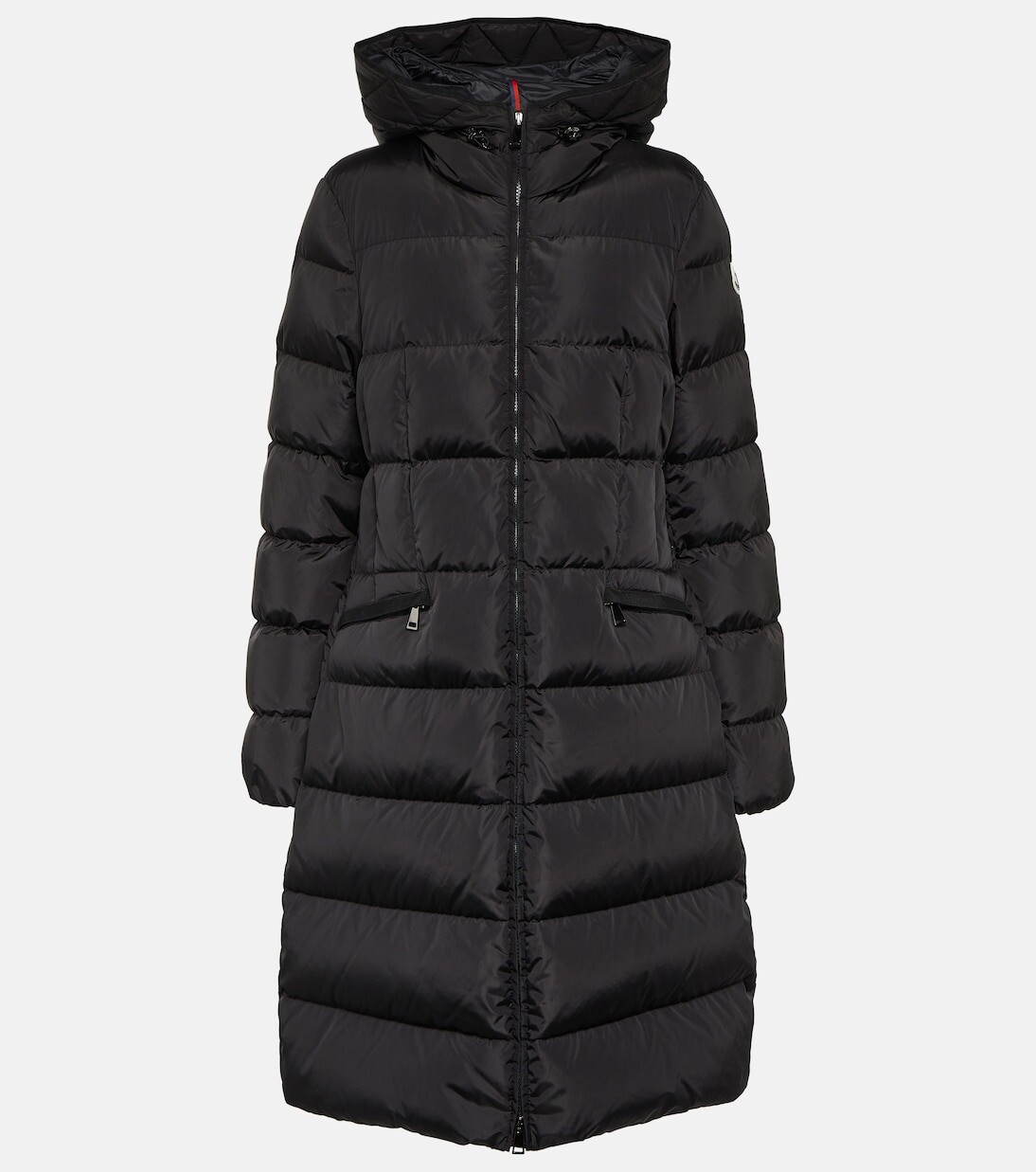 Пуховое пальто Moncler, черный пуховое пальто kamile moncler enfant черный