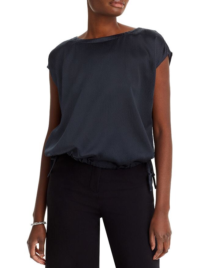 

Свободный топ с кулиской по подолу Eileen Fisher