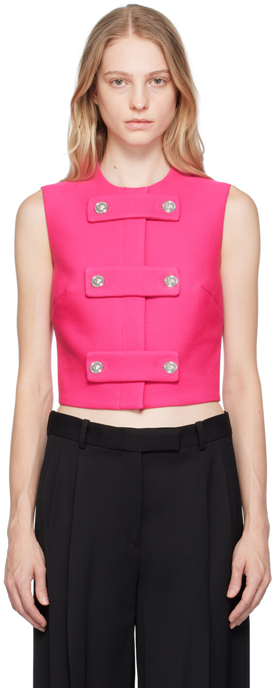 

Розовый жилет Medusa Hot Versace