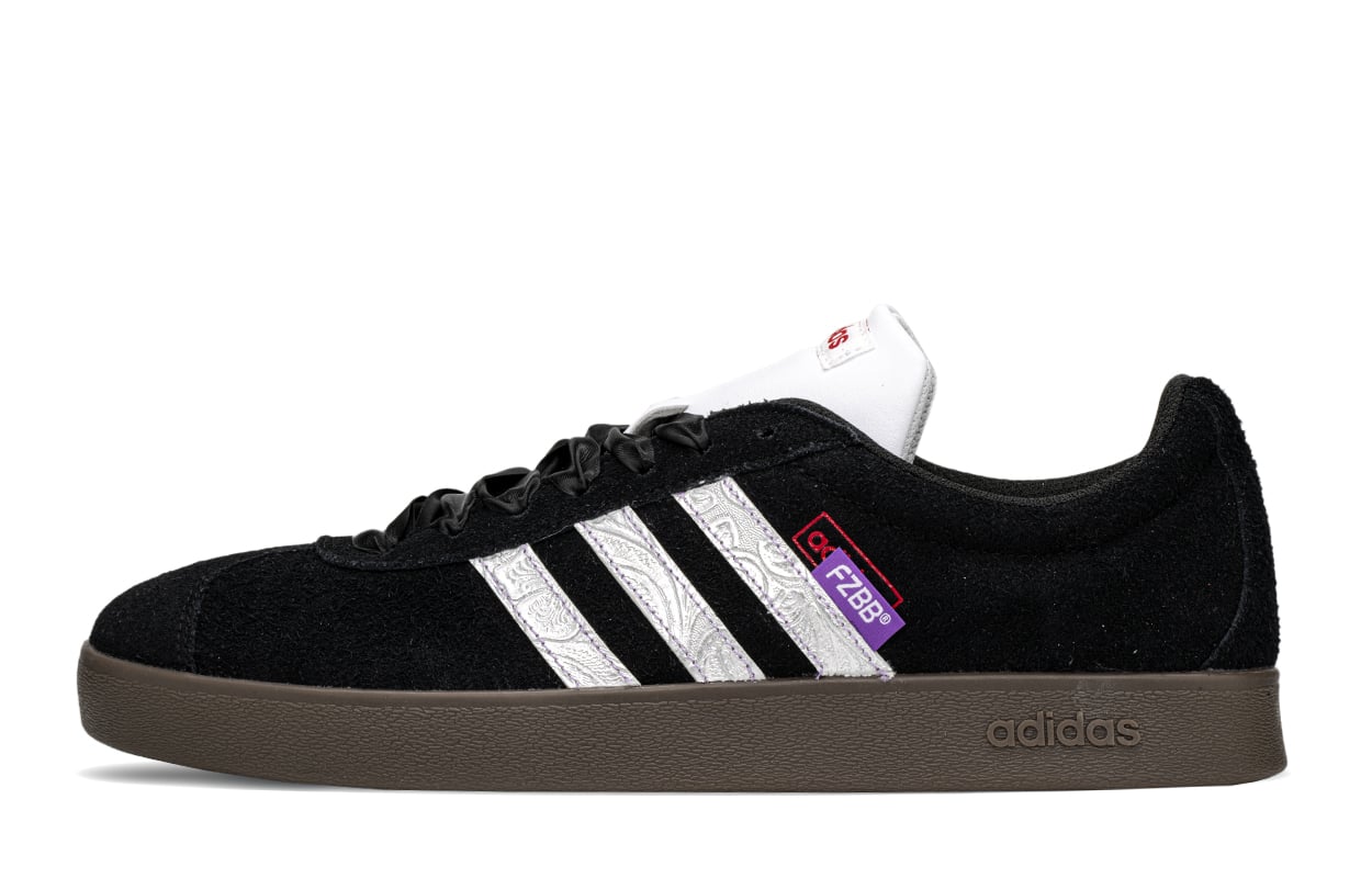 

Кроссовки adidas neo Vl Court Classic Skateboarding Shoes Unisex Low-top Black/silver, черный/серебряный