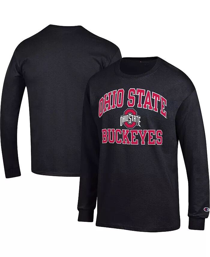 

Мужская черная футболка с длинным рукавом Ohio State Buckeyes High Motor Champion, черный
