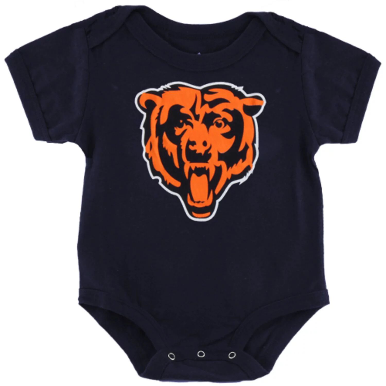 цена Темно-синее боди с логотипом команды Chicago Bears для новорожденных Outerstuff