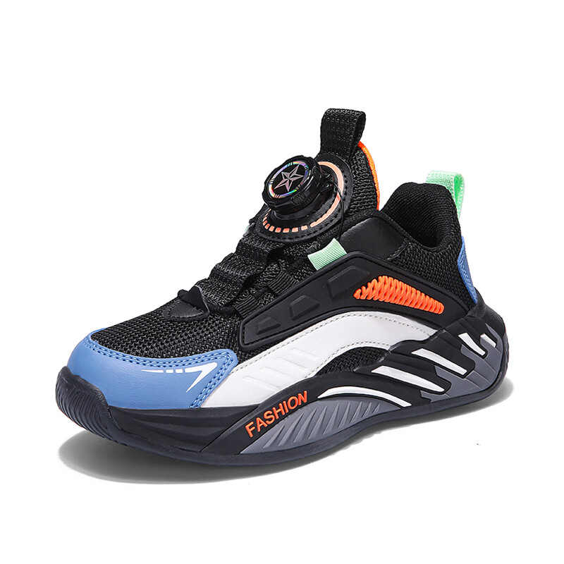 

Детские баскетбольные кроссовки Kids Low-top Ncmt, цвет JJL1708 Gray Royal Blue [Dual Mesh Ventilation]