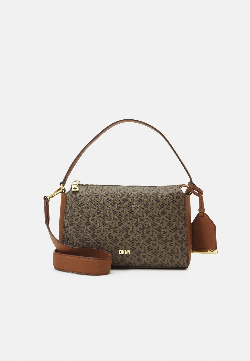 

Сумка на плечо BELLE SATCHEL DKNY, чинос/тоффи