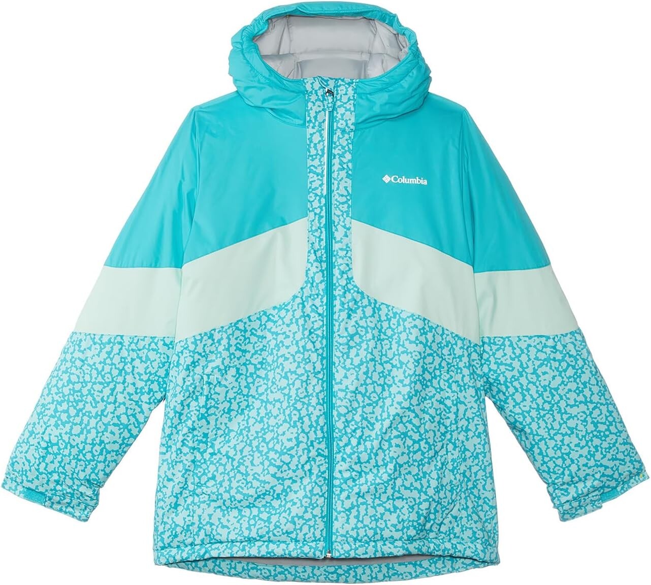 

Куртка Columbia Kids Horizon Ride II Jacket, цвет Geyser Posies/Geyser/Sea Ice