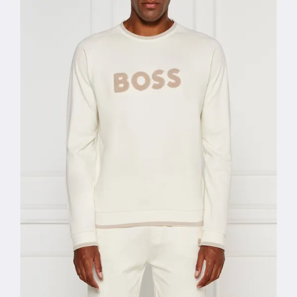 

Толстовка узкого кроя Boss, бежевый