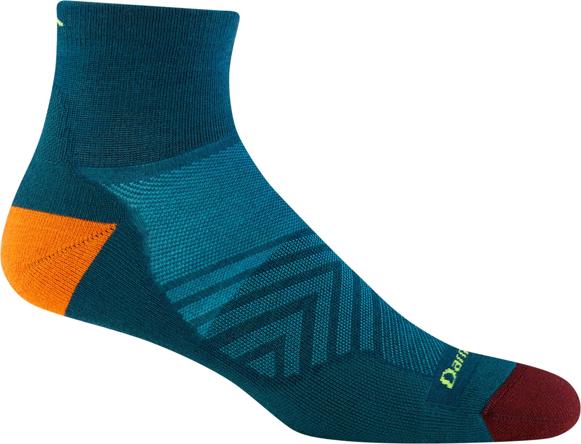 цена Сверхлегкие носки с подушечками Run Quarter — мужские Darn Tough, синий