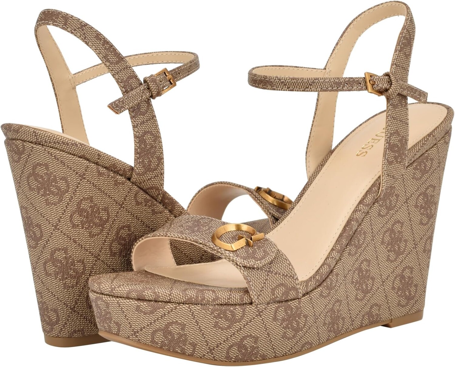

Босоножки Himifa GUESS, цвет Medium Brown Logo