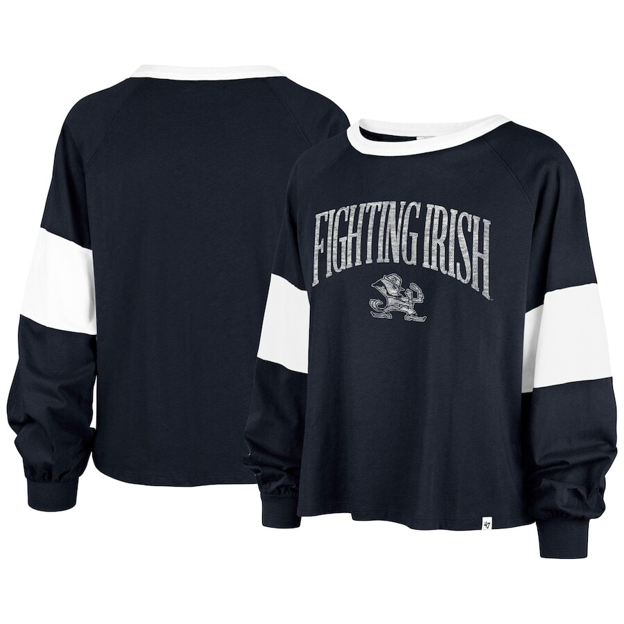 

Футболка с длинным рукавом 47 Notre Dame Fighting Irish, нави