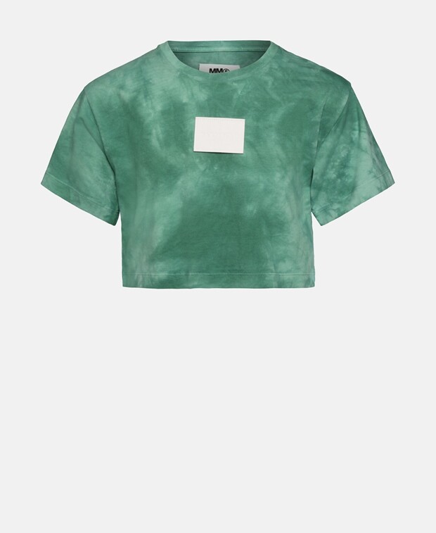 

Футболка MM6 Maison Margiela, зеленый
