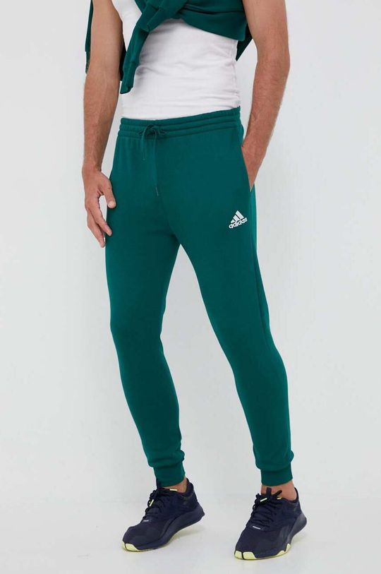 Спортивные штаны adidas, зеленый спортивные штаны adidas зеленый белый