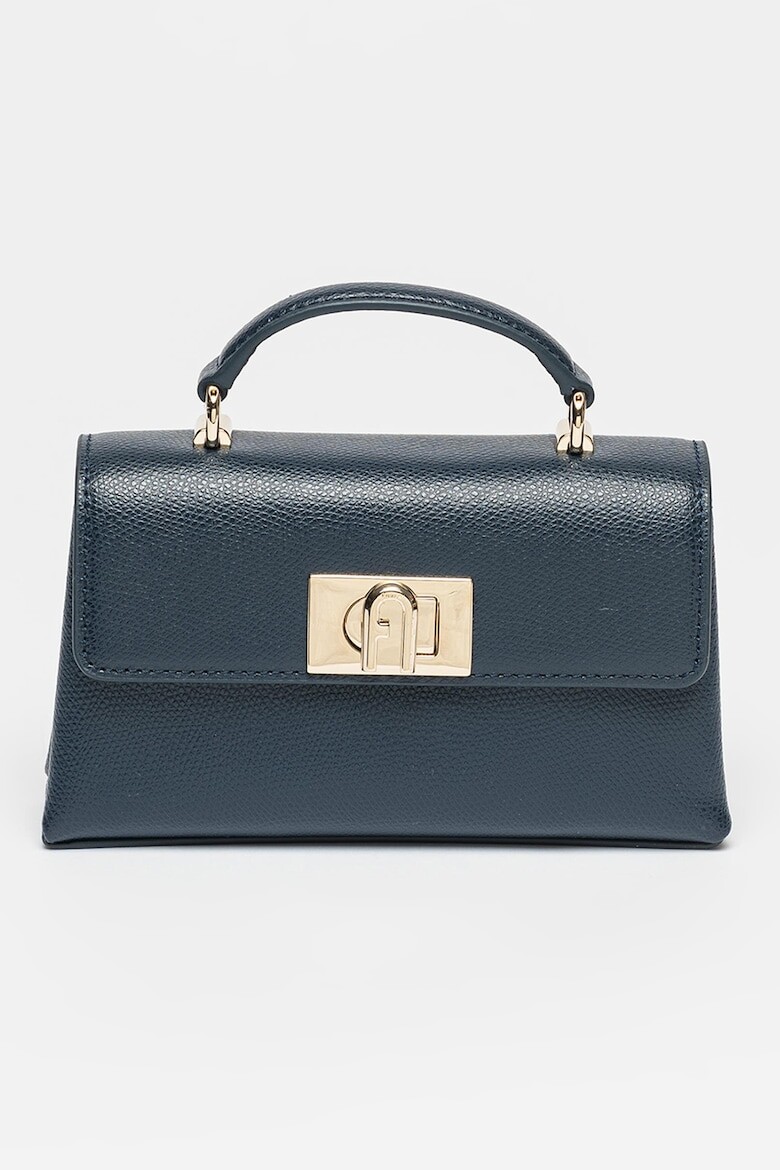

Кожаная маленькая сумка 1927 года Furla, синий