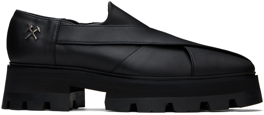 

Черные массивные лоферы Chapal Gmbh, цвет Black apple pam