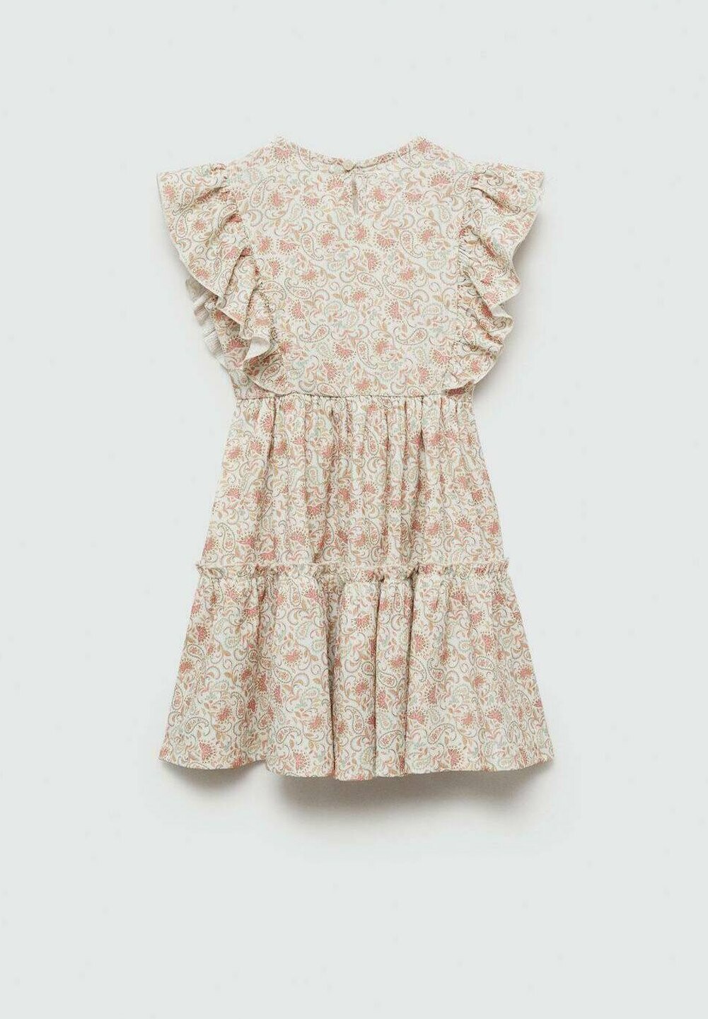 

Повседневное платье LAIA Mango Kids, кремовый