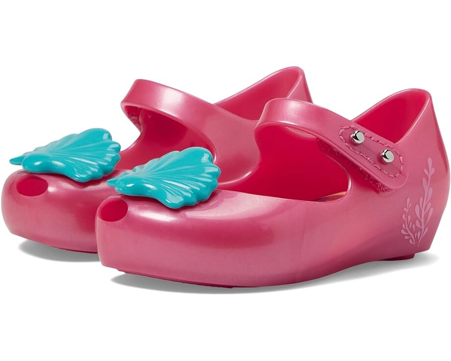 

Балетки Mini Melissa Mini Ultrgrl+Lit Mermaid II BB, цвет Pink/Blue
