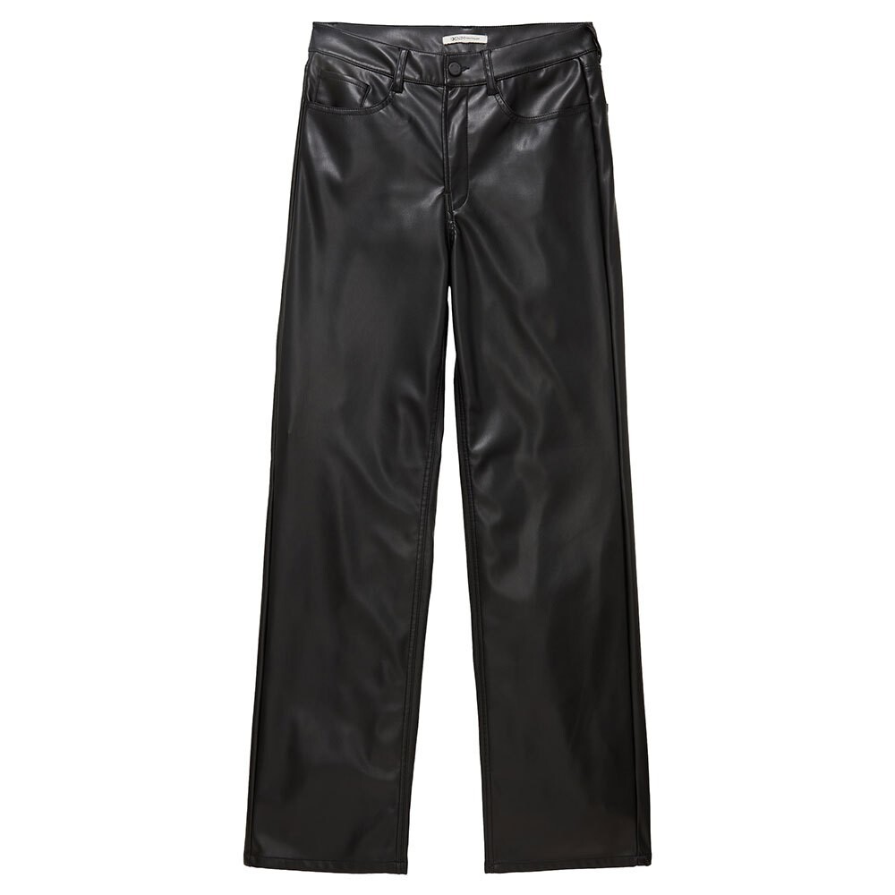 

Брюки Tom Tailor 1039446 Fake Leather Straight Leg, черный