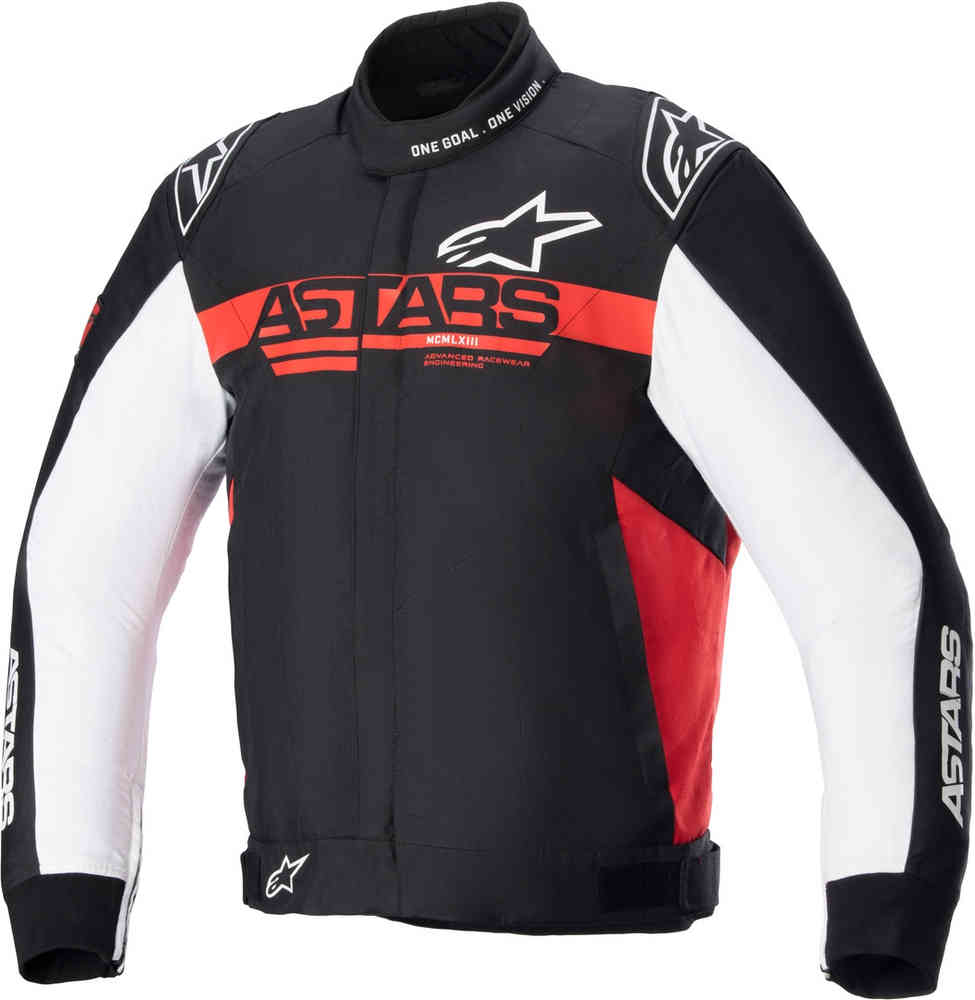 Текстильная мотоциклетная куртка Monza Sport Alpinestars, черный/красный/белый цена и фото