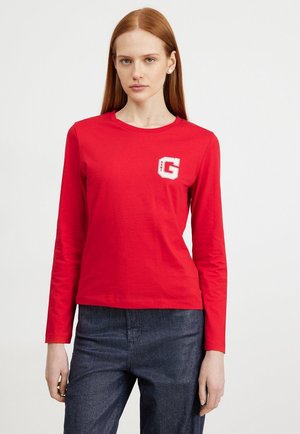 

Топ с длинными рукавами REG C-NECK GANT, красный